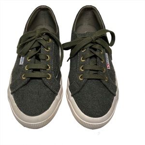 Superga Olive Green Sneakers